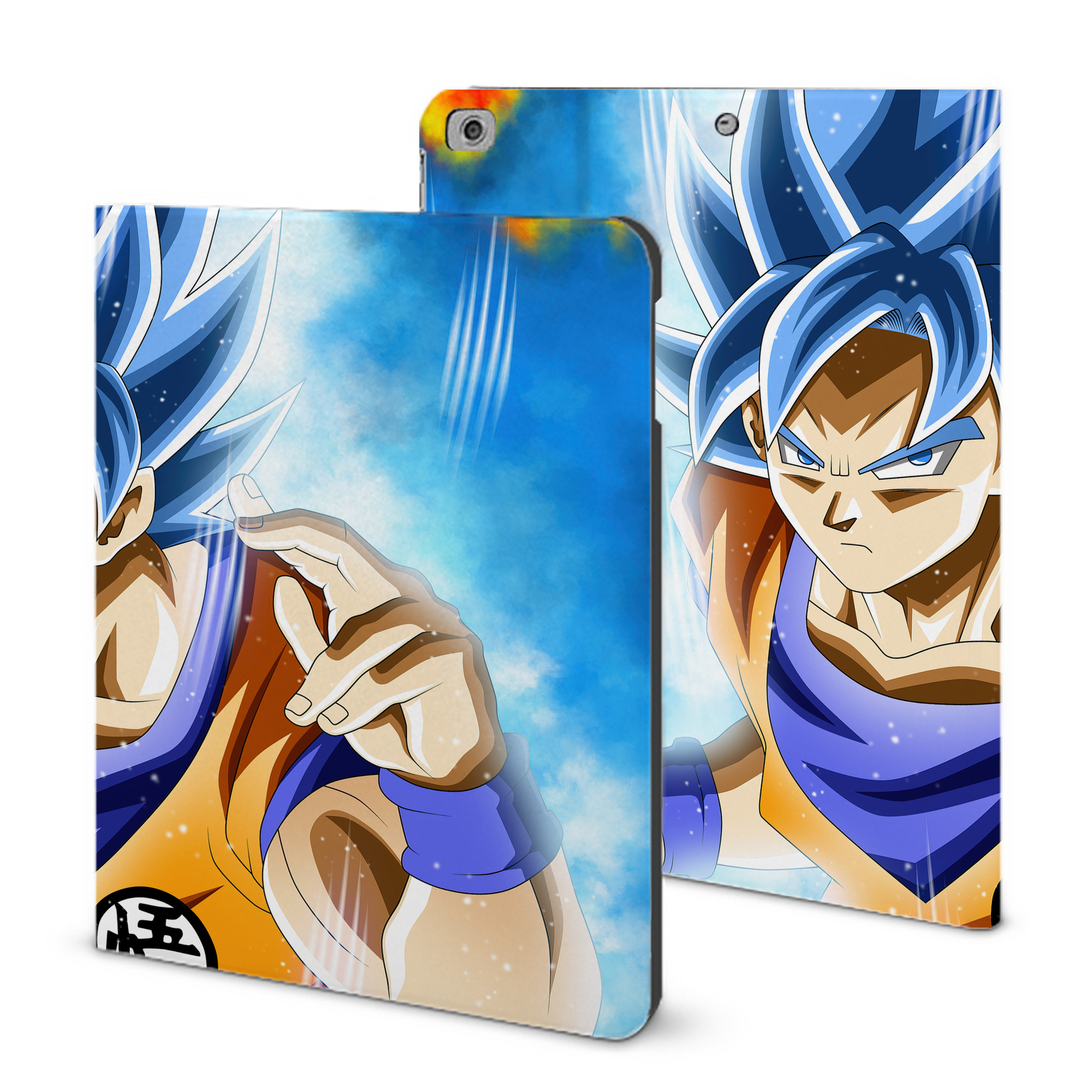 （画像用） ドラゴンボール DRAGON BALL IPad ケース ブック型 PUレザー TPU 耐衝撃 軽量 薄型 ペン収納なし 全面保護 IPad 各モデル対応